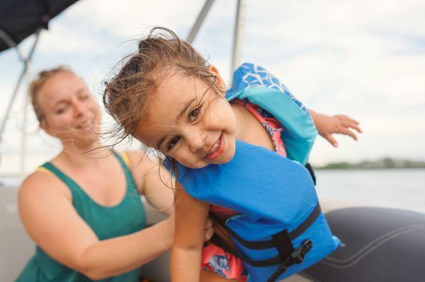 Smiles all around at Sarasota Boat Tours!