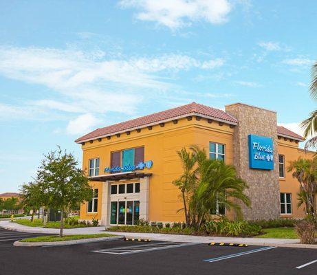 Florida Blue Retail Center, located in Estero, FL within the Fort Myers area.