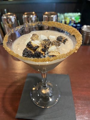 I love you s'more martini