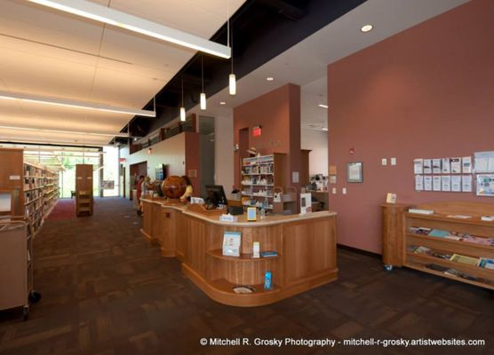 The circulation desk