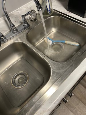 Sink backup