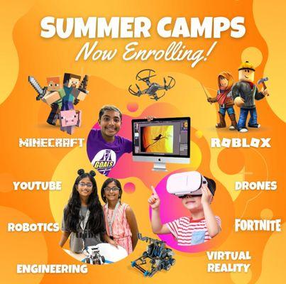 Summer fun while learning a ton! Give your kids a Summer to remember by enrolling them in a STEM camp that's both fun AND educational! Visit