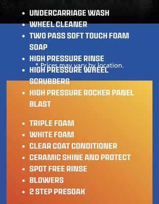 Ultimate Soft Touch Car Wash Package.