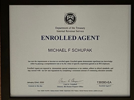 Michael Schupak Enrolled Agent