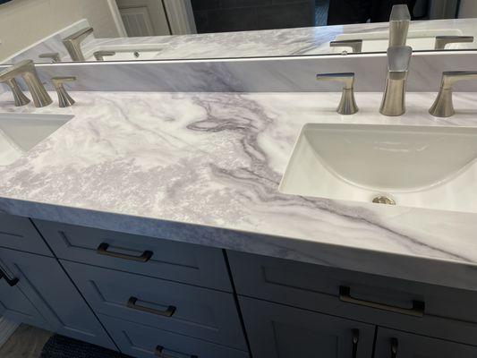 Bathroom counter top