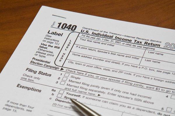 1040 Individual Income Tax Returns