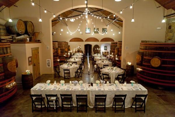 The  Barrel Room at Sebastiani Winery in Sonoma.  It took my breath away.