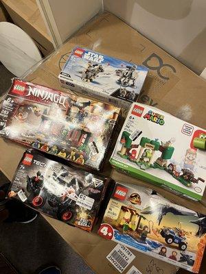 Lego sets found on $12 day