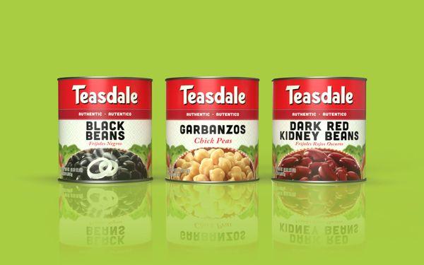 Package design for Teasdale by UNO Branding.