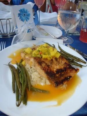 Salmon at out wedding