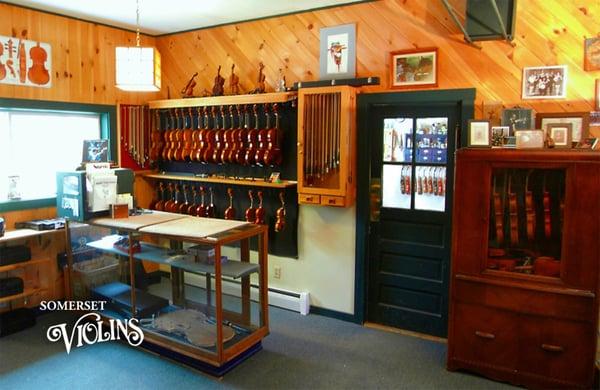 Somerset Violins is a full-service violin shop for instruments and repairs.