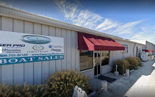 Causeway Marine at All Seasons Marina showroom in Marmora, NJ.