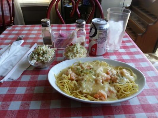 Fri menu item shrimp spaghetti