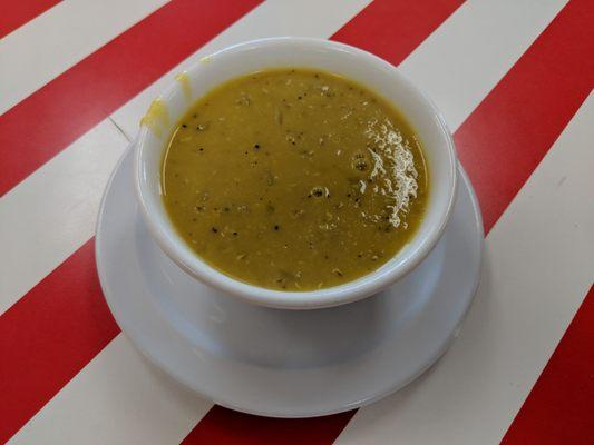 Yellow pea soup