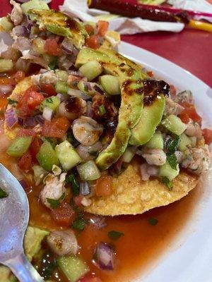 Ceviche Tostada