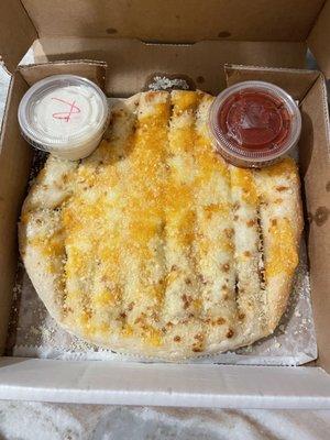 Triple cheese bread