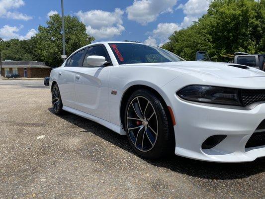 Dodge Charger received the glossy effect