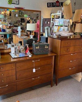 Walnut bedroom set