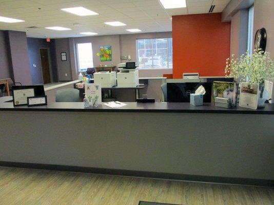 Indianapolis Clinic reception desk