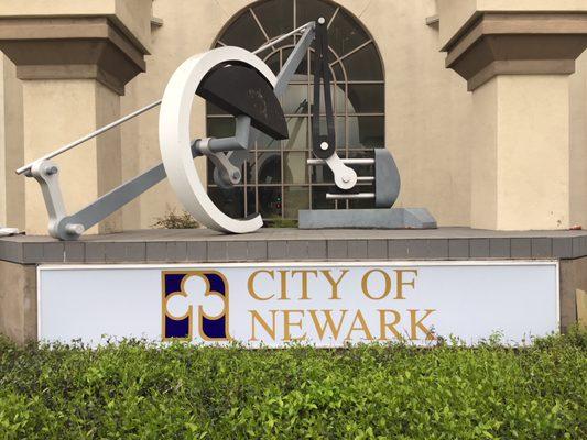 City of Newark Backlit Sign