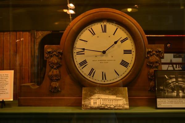 original clock from Union Station in St. Paul