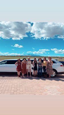 Sonoita Wine Country Tour. Transportation and coordination provided by Empire Limousine for a bachelorette party.