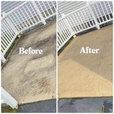 Patio Power washing.