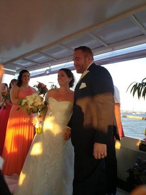 Ceremony on board