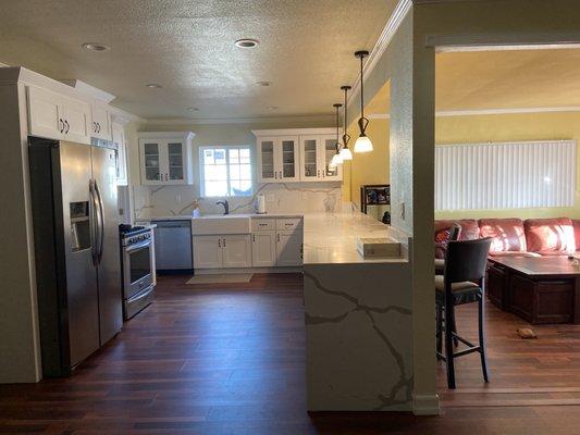 New kitchen. Old kitchen is laundry/pantry room