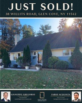 Sold Glen Cove, NY