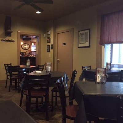 Dining Room off the Bar.