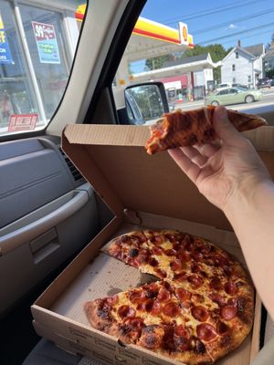 Pizza, gas