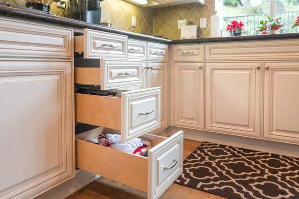 Soft-Close Under-Mount Drawers