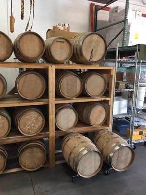 Aging barrels