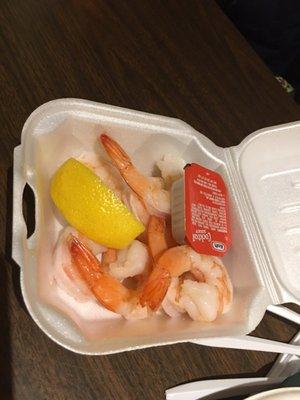 Shrimp cocktail 1/2 dozen