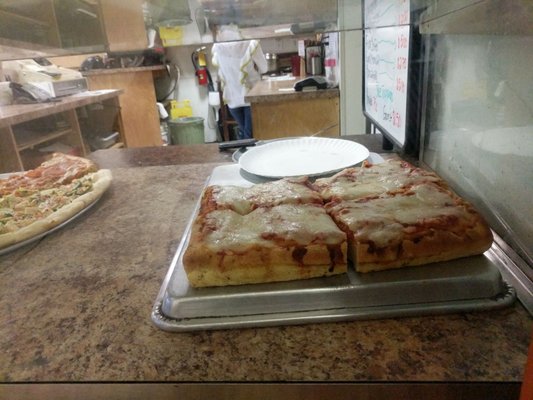 Look at the size of these Sicilian slices