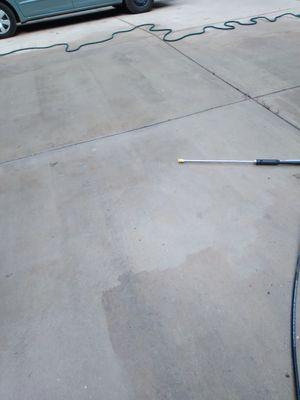 Pressure washing