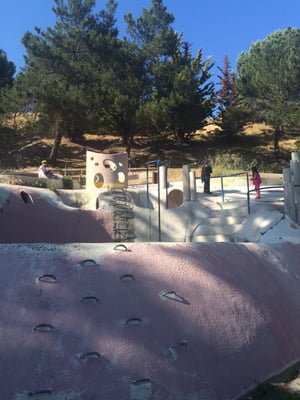 La Moine Park: cement play structure