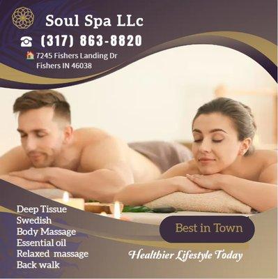 A couple's massage is just like any other massage service,  but you and your partner receive the massage at the same time,  o...