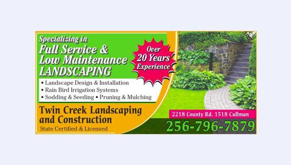 Twin Creek Landscaping and Construction