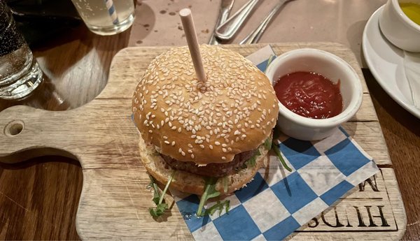 Lamb burger