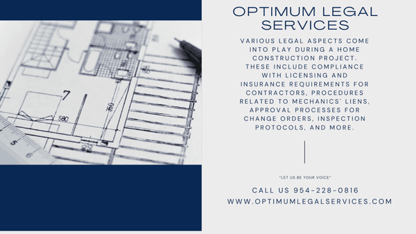 Construction law - Attention contractors ensure you are following all the procedures required by law. Call us now at 954-228-0816