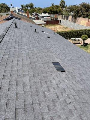 Recent roofing project in Ontario , CA