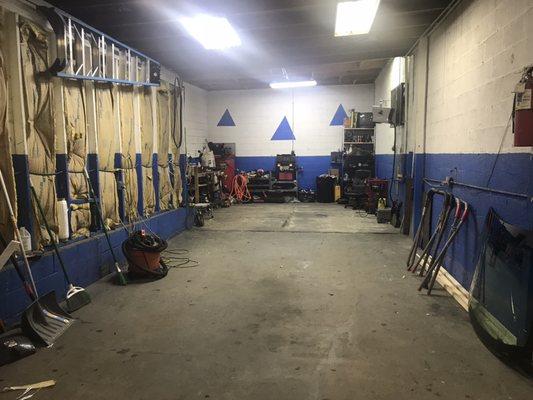 The garage