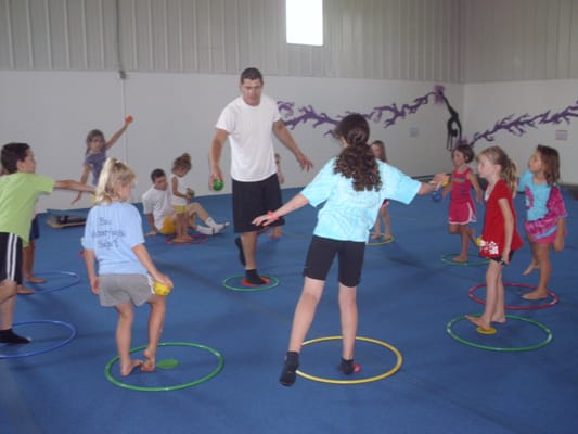 Fitness games, fun for kids