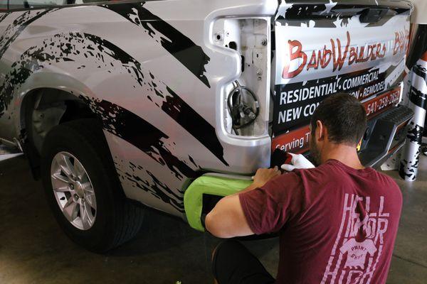 Vehicle wrap production