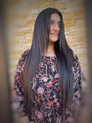 Brazilian blowout + hair extensions