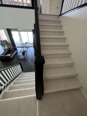 Stairwell carpet