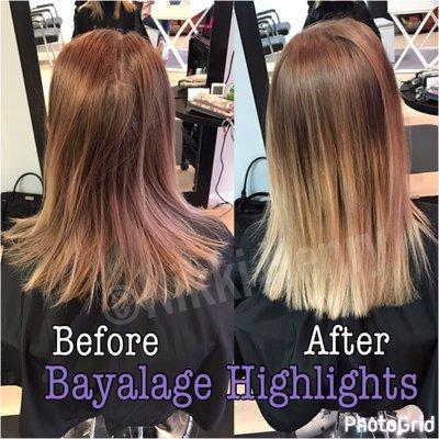 Bayalage Highlights done by Stylist Nikki Henry!