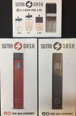 Sutra Dash Basic kits & Empty pods to put any flavors.